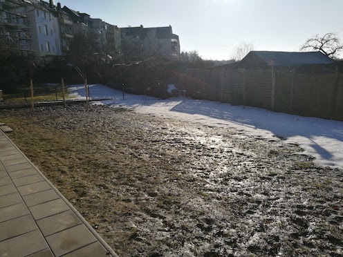 Februar 2017 - Blick über den Garten